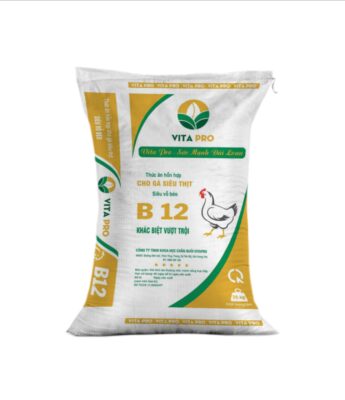 B 12 - Thức ăn hỗn hợp cho Gà siêu thịt - Siêu vỗ béo