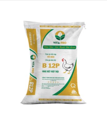 B 12P - Thức ăn hỗn hợp Vỗ béo cho Gà siêu thịt
