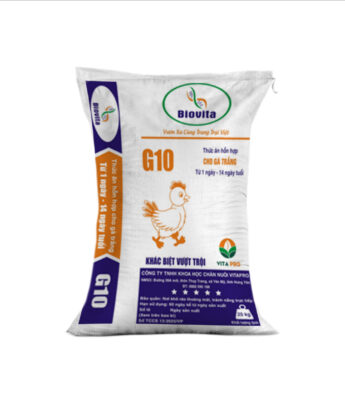 G 10 - Thức ăn hỗn hợp cho Gà trắng từ 1 ngày - 14 ngày tuổi