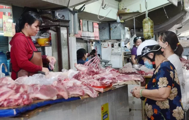 Giá heo hơi tăng ảnh hưởng đến sức tiêu thụ thịt heo của người tiêu dùng.